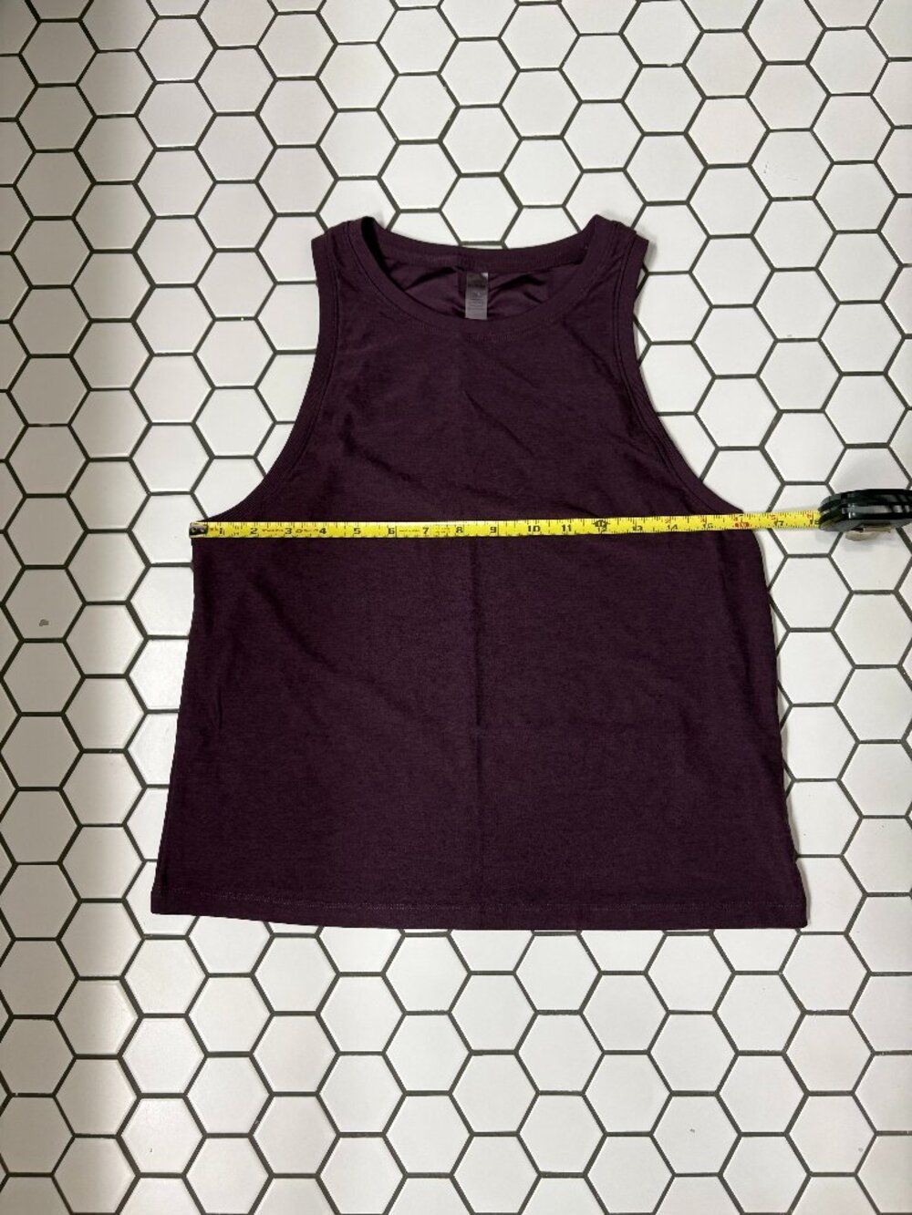 Beyond Yoga Featherweight Rebalance Tank Eggplant Purple Heather XS